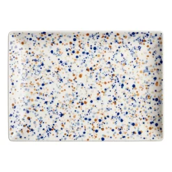 A4 lautanen 21x29cm Helle sini-ruskea