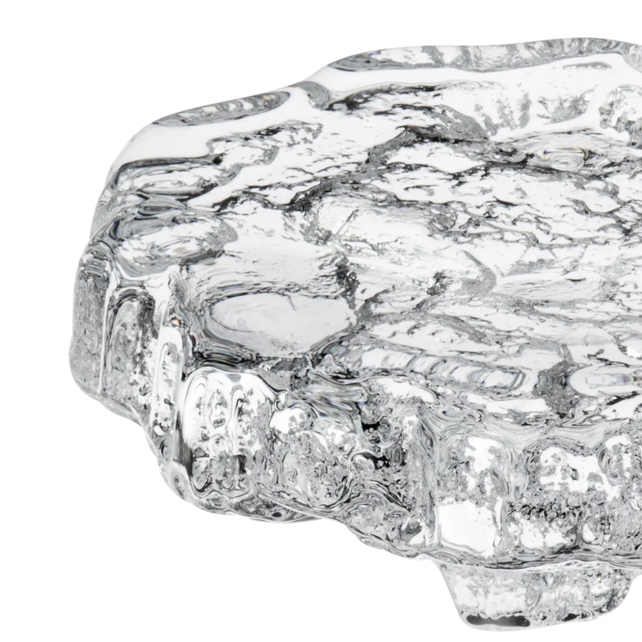 Jäälautta taide-esine 135x24mm kirkas