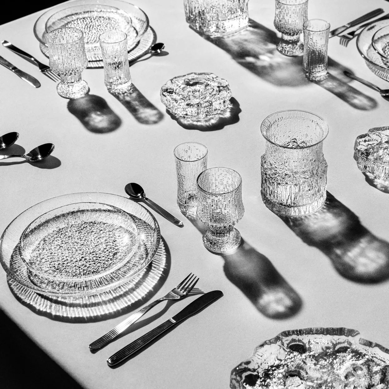 Jäälautta taide-esine 135x24mm kirkas