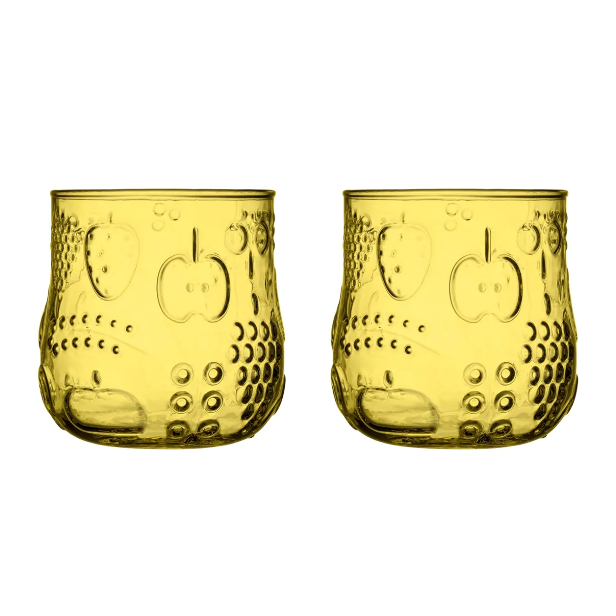 Juomalasi 25cl sitruunankeltainen 2 kpl