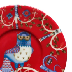 Kahvikuppi 0,2L & vati 15cm punainen