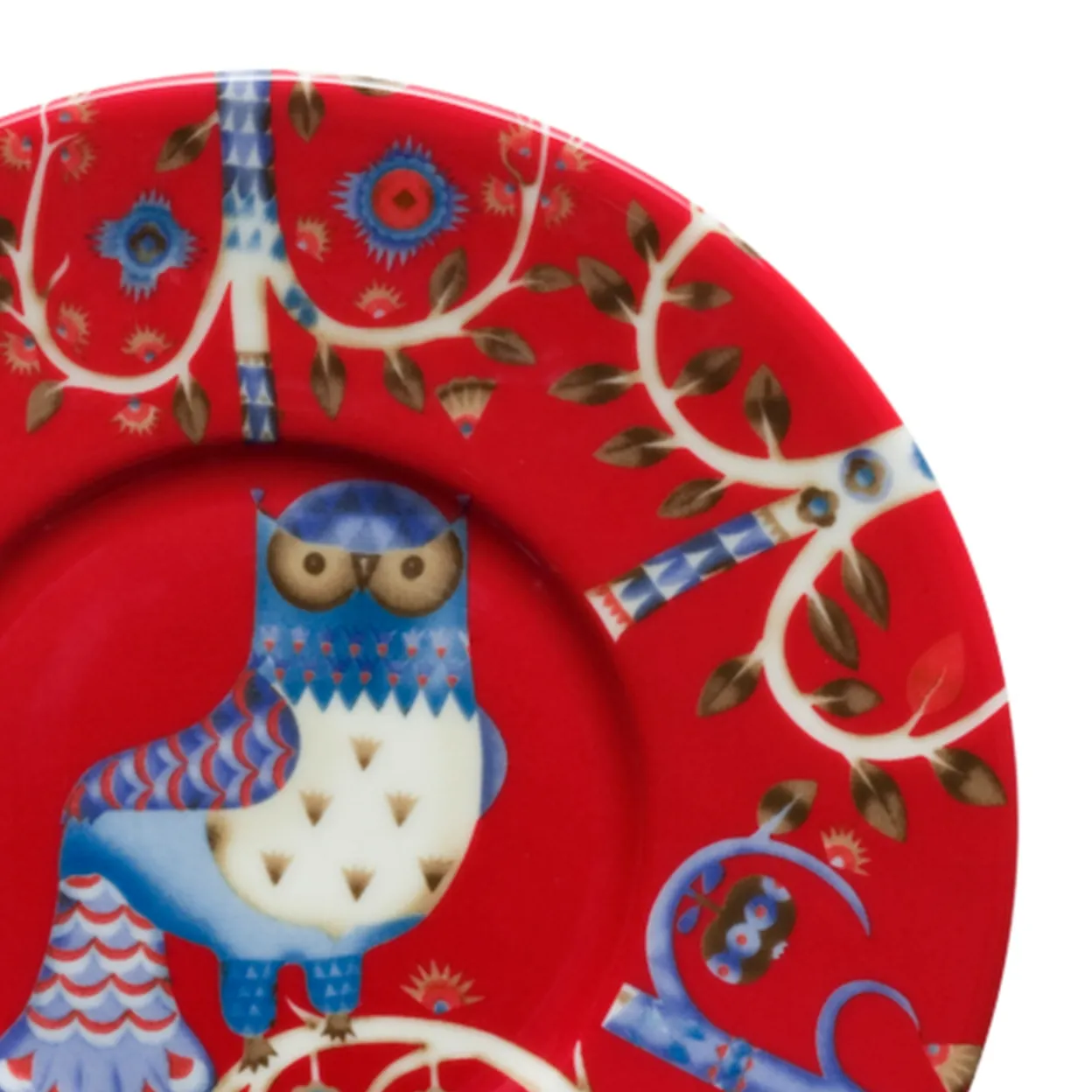 Kahvikuppi 0,2L & vati 15cm punainen