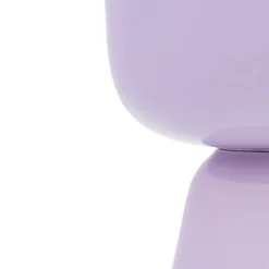 Kukkaruukku vaalea lila jalallinen S