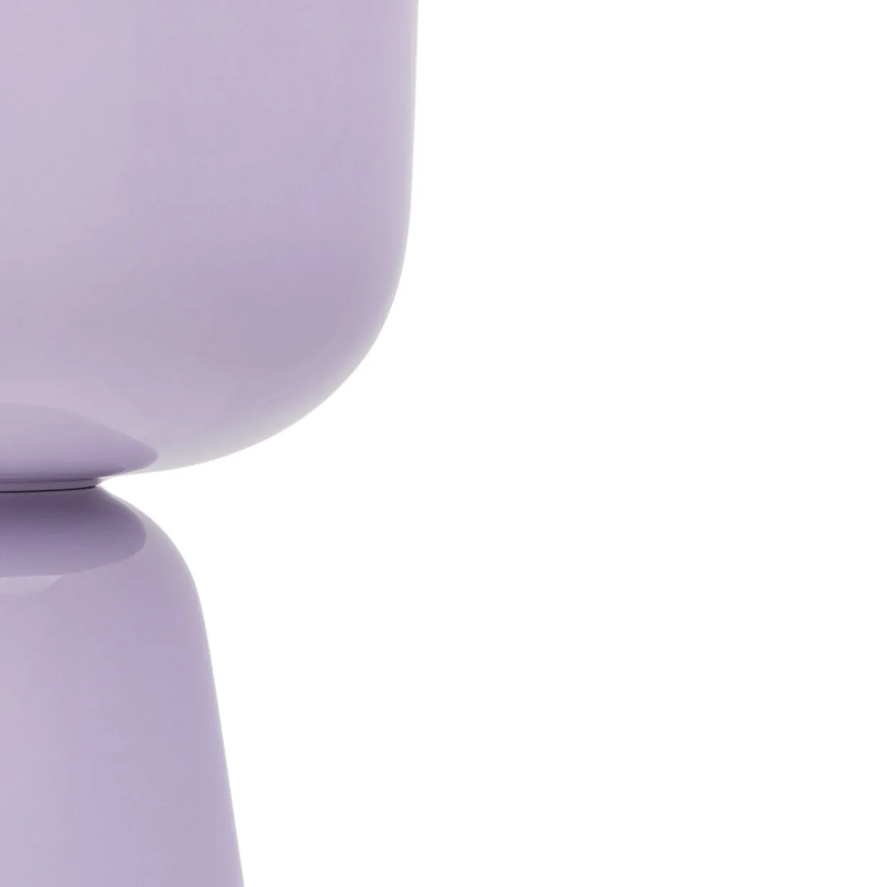 Kukkaruukku vaalea lila jalallinen L