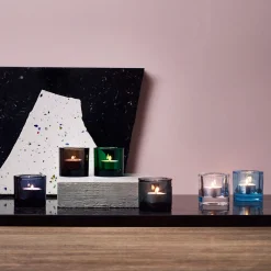 Kynttilälyhty 60mm harmaa