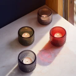 Kynttilälyhty 64mm harmaa