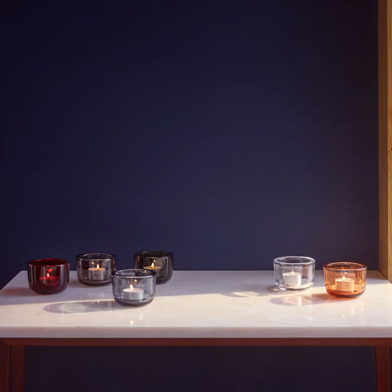 Kynttilälyhty 60mm harmaa