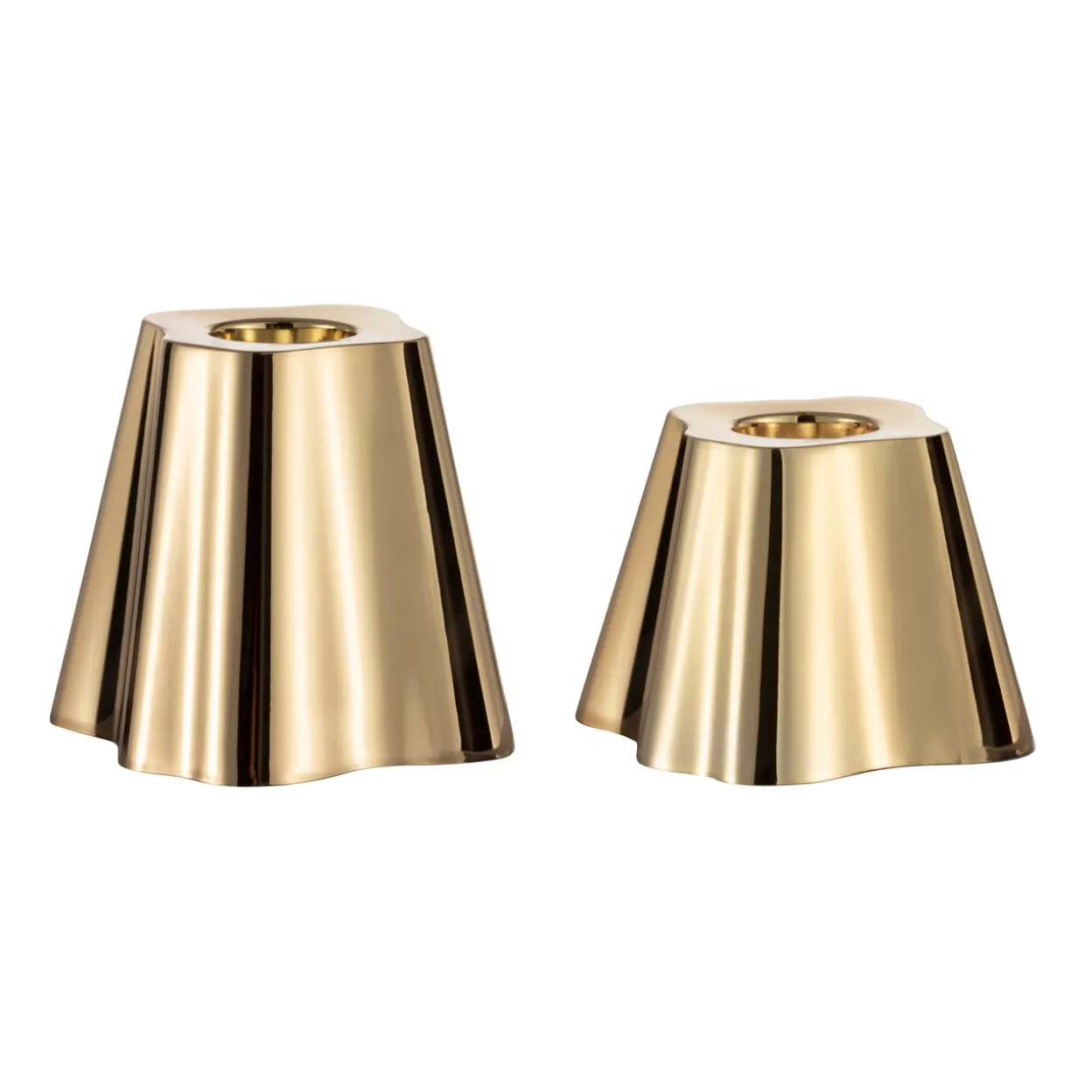 Kynttilänjalka 50+65mm messinki 2kpl