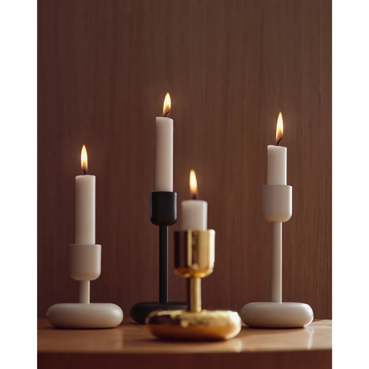 Kynttilänjalka 107mm messinki