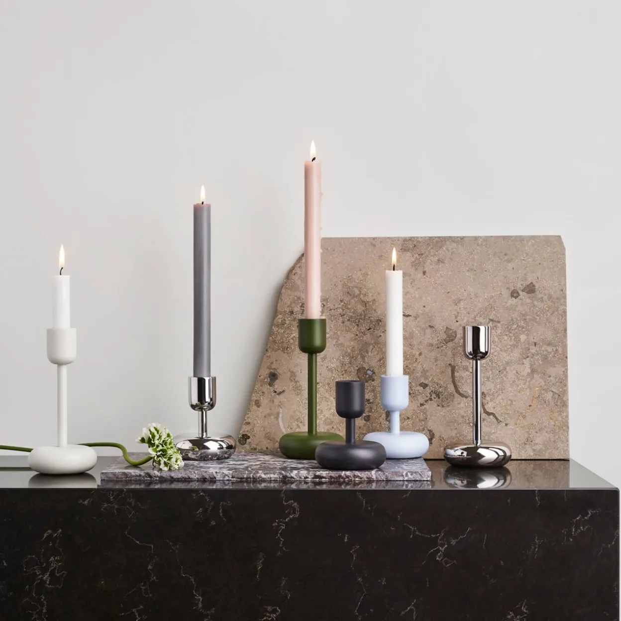 Kynttilänjalka 183mm teräs