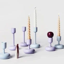 Kynttilänjalka 107mm vedensininen