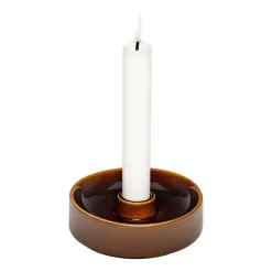 Kynttilänjalka 11x3,5 cm ruskea
