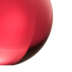 Lasipallo 5cm karmiininpunainen