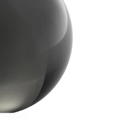 Lasipallo 5cm metallinharmaa