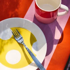 Lautanen 21cm kraklee keltainen