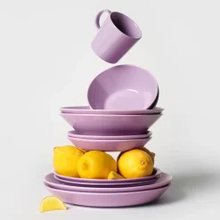 Lautanen 26cm vaalea lila