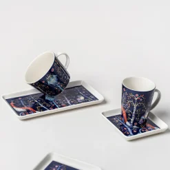 Lautanen suorakaide 12x24 sininen