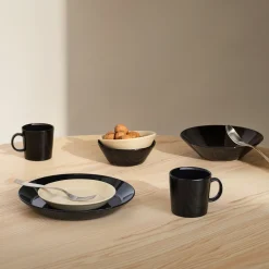 Lautanen syvä 21cm musta