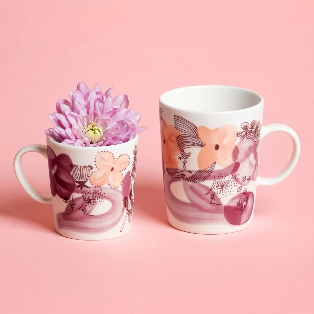 Muki 0,5L Roosa nauha