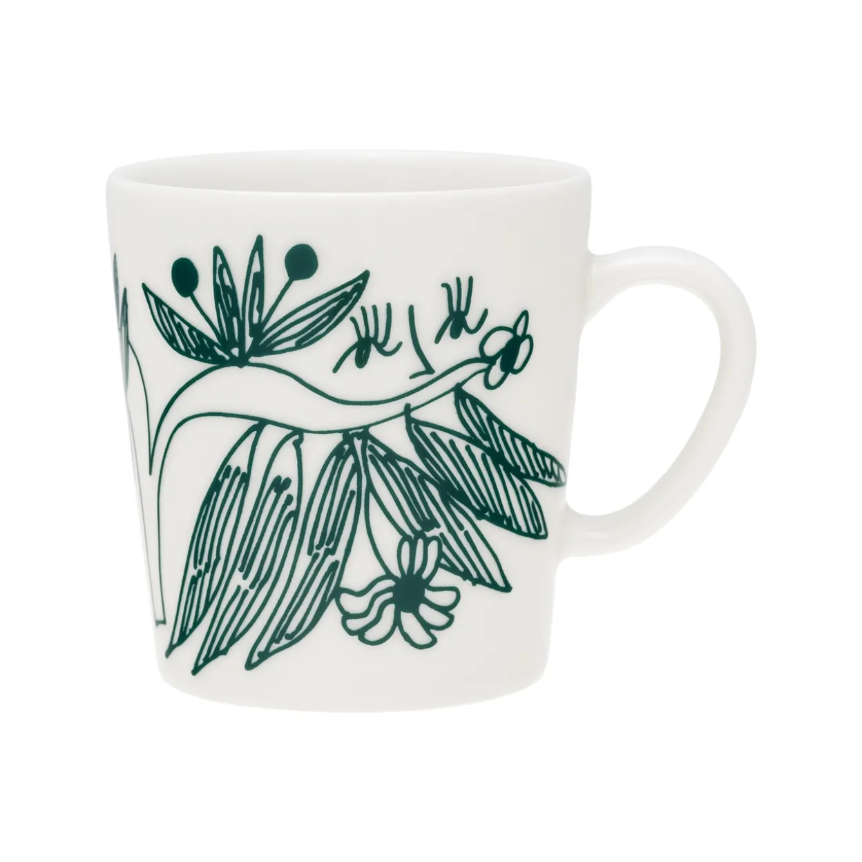 Muki 0,3L tummanvihreä