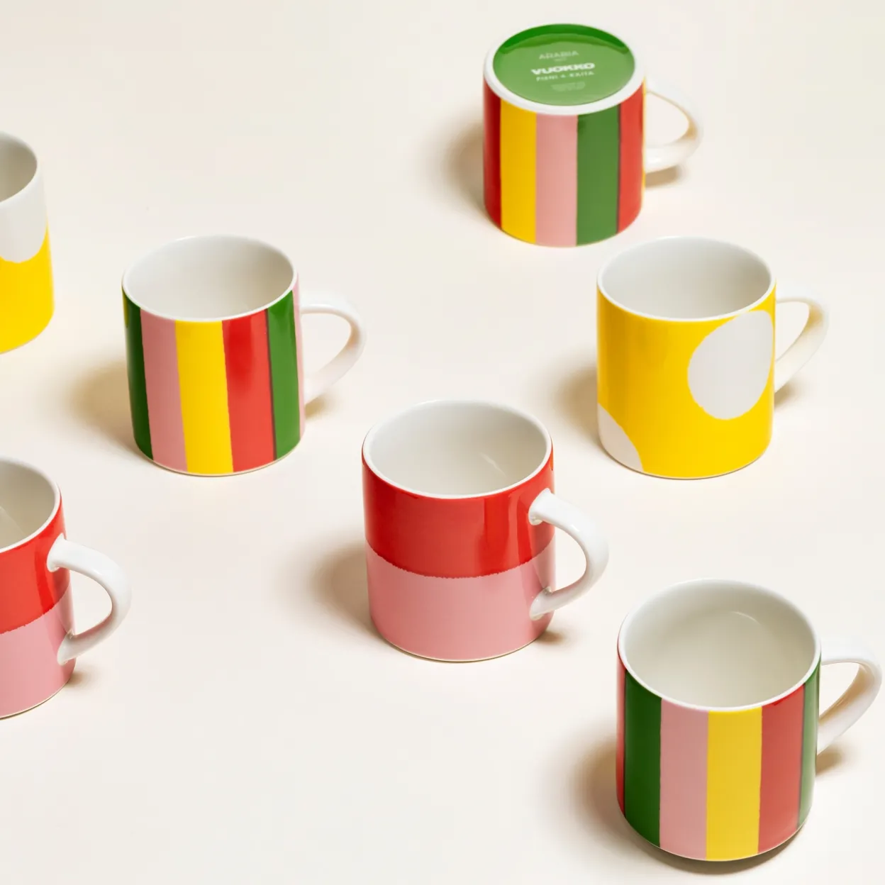 Muki 0,35L 2-väri pinkki-punainen