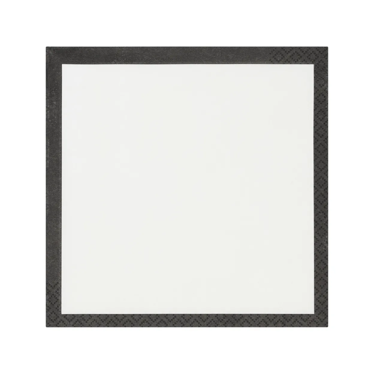Paperiservetti 33x33cm luonnonvalkoinen-musta