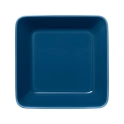 Tarjoiluvati 16x16cm vintage sininen